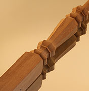 SQUARE TURNED NEWEL POST